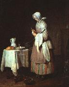 Jean Baptiste Simeon Chardin The Attentive Nurse oil painting picture wholesale